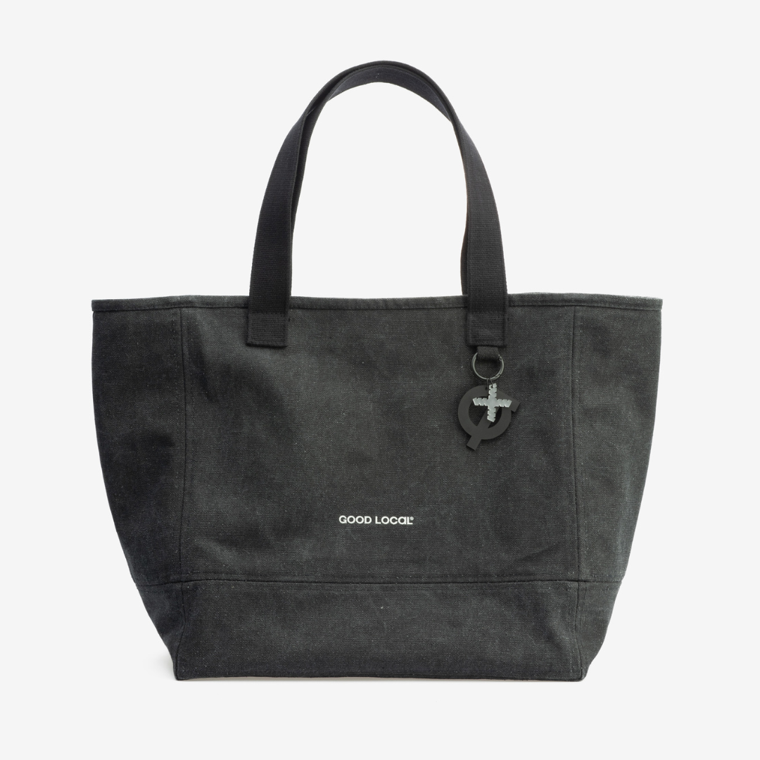 картинка Shopper Canvas Line Dark Gray от магазина Good local