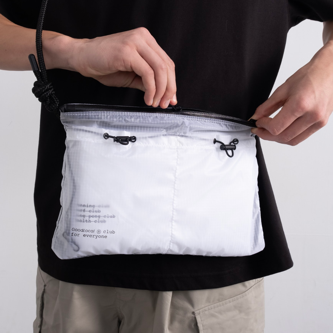 картинка Crossbody Tech White Alfa Bank от магазина Good local