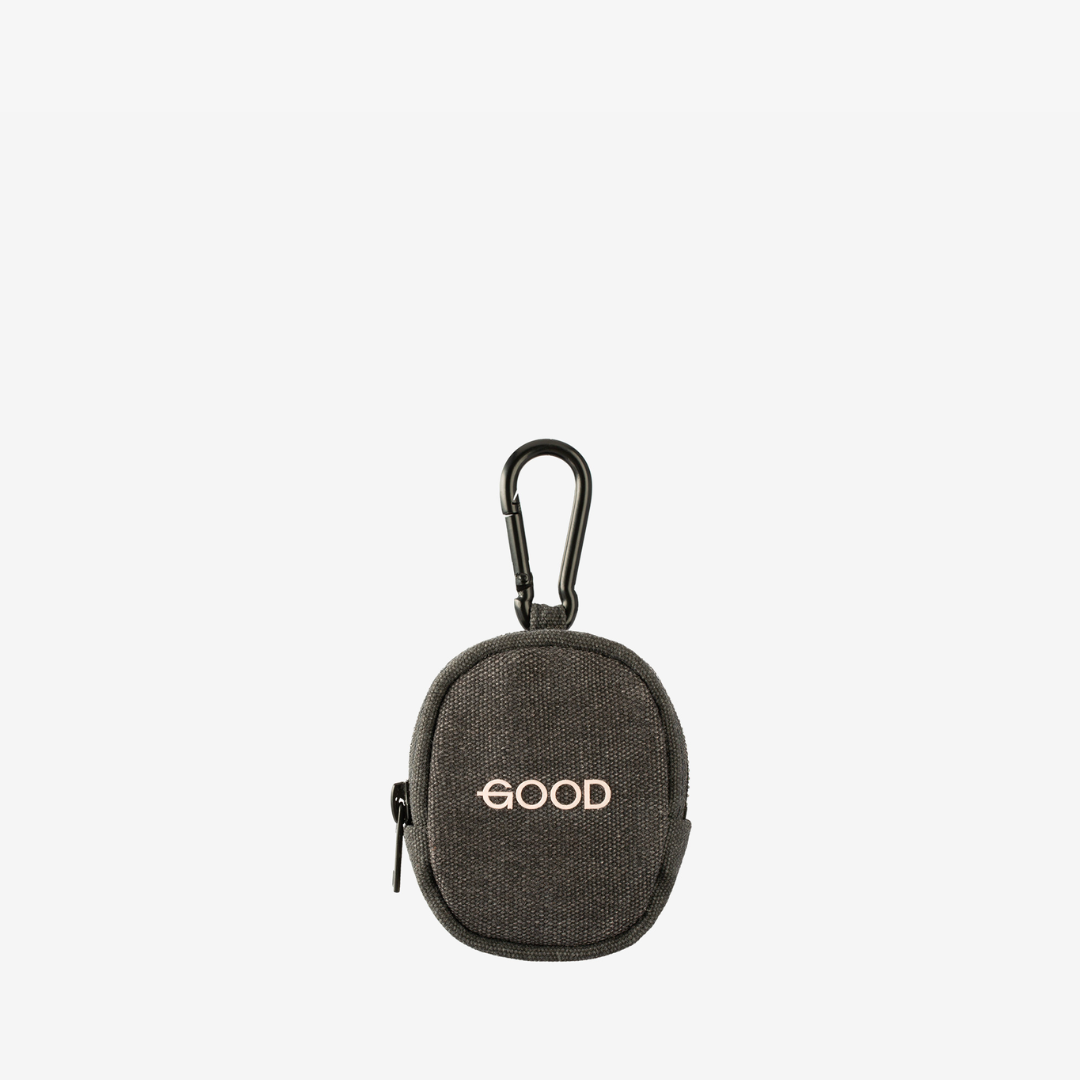 картинка Coin Case Canvas Line Dark Gray от магазина Good local